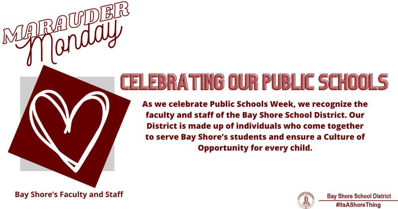 It's Marauder Monday! As we celebrate Public Schools Week this week, we recognize the faculty and staff of ż Schools.